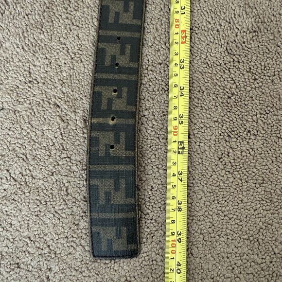 Authentic Fendi Vintage FF Monogram Unisex Men’s Women’s Belt 90 Cm 36 Inch - Picture 4 of 5